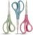 Fiskars SoftGrip Titanium Scissors – Contoured Performance All Purpose – 8″ Titanium – Straight Paper Scissors for Office, and Arts and Crafts – 3-Count