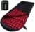 0 Degree Sleeping Bag 100% Cotton Flannel XXL Cold Weather Winter Oversized Sleeping Bag for Adults Camping Zero Degree Big and Tall with Compression Sack