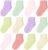 12 Pack Non Slip Kids Toddler Baby Socks with Grips for 1-7 Years Boys Girls Cotton Crew Socks Multi Colors