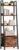 Furologee 5-Tier Ladder Shelf, Ladder Bookshelf with Removable Drawer, Rustic Bookcase Storage Rack Organizer, Wood Metal Freestanding Storage Shelf for Living Room, Home Office, Bedroom, Balcony