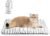 Self Warming Cat Bed, 24″ x 18″ Ultra Soft Cat Dog Pet Heating Pad for Indoor Outdoor, Non-Slip Heated Cat Mat Thermal Blanket