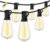 100FT LED Outdoor String Lights, 2700K LED Patio Lights with 50+2 Shatterproof Vintage Bulbs, Hanging String Lights Waterproof Outside for Porch, Backyard, Garden, Gazebo