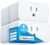 meross Smart Plug Mini, 15A & Reliable Wi-Fi, Support Apple HomeKit, Siri, Alexa, Echo, Google Assistant and Nest Hub, App Control, Timer, No Hub Needed, 2.4G WiFi Only, 4 Pack