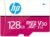 HP mxV30 128GB MicroSDXC Memory Card + SD Adapter, 100MB/s Read 85MB/s Write Class 10 UHS-I, U3, V30 for 4K Video