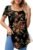 Xpenyo Women’s Casual Petal Sleeve Tunic Top Pleated Square Neck Shirts Blouse for Leggings