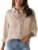 Womens Striped Button Down Shirts Long Sleeve Collared Business Office Work Blouses Shirts Tops with Pocket