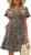 Zeagoo Womens Summer Dress Casual Swing Floral Ruffle Short Sleeve Sundresses Beach Mini A-line Shift Dress 2025 with Pockets