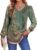 Zeagoo Women’S Puff Long Sleeve Shirts Pleated V Neck Fall Tunic Tops Blouse Dressy Causal Loose Summer T-Shirts