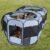 2-in-1 Dog Playpen, 58” Pop Up Cat Puppy Pet Playpen Indoor/Outdoor Cats Enclosed, Cat Dog Tent Crate Cage Kennel, Portable Playpen for Kitten, Small Animals Play Pen(S, 58″ Lx29 Wx17 H)