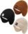 3 Pack Baby Beanie Hats with Earflaps, 2 Size Baby Winter Hat for Infant Toddler Kids, Fleece Lined Knit Hat for Girls Boys