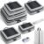 8 Set/6 Set/4 Set Compression Packing Cubes for Travel, Lightweight Vacation Travel Essentials, Travel Accessories for Suitcase Organizer Bags Set, Durable Luggage Organizer Travel Bags