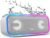 DOSS Bluetooth Speaker, SoundBox Pro+ Wireless Bluetooth Speaker with 24W Impressive Sound, Booming Bass, IPX6 Waterproof, 15Hrs Playtime, Wireless Stereo Pairing, Mixed Colors Lights, 66 FT- Grey