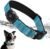 Upgraded AirTag Dog Collar, IP68 Waterproof Air Tag Dog Collar Holder, Reflective, Ultra-Durable, Comfortable Padded, Heavy Duty Dog Collars for Small Medium Large Dogs (M (12.6″-17.1″), Blue)
