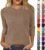 3/4 Sleeve Tops for Women Cute Holiday Light Knitted Pullover Sweaters Vintage Western Loose Business Casual Shirts