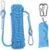 10mm/12mm Outdoor Climbing Rope Static Rock Climbing Rope, Tree Climbing Rappelling Rope, Escape Nylon Rope, Ice Climbing Equipment Fire Rescue Parachute Rope with 2 Steel Hooks