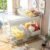 Twin Over Twin Bunk Bed, Metal Bunk Bed Frame with Storage, Bunk Bed for Boys Girls Dorm Black (Color : White)