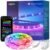 Lepro S1 AI LED Strip Lights for Christmas Decorations, 32.8ft Smart RGB Light Strips with IC and Rainbow Chasing Effects, Color Segment DIY, AI Generated Lighting, No Remote, 2.4G Wi-Fi & Bluetooth