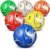 Deekin 6 Pcs Soccer Ball with Pump Official Outside Sport Soccer Ball Machine Stitched Ball for Game Training Practice Soccer Gift for Child Adult