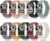 10 Pack Braided Stretchy Compatible with Apple Watch Band 42mm 41mm 40mm 38mm 46mm 45mm 44mm 49mm Women Men, Solo Loop Nylon Elastic Strap for iWatch Bands Series 10 9 8 7 6 5 4 3 2 1 Ultra SE