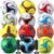 12 Pcs Soccer Ball Bulk with 2 Pumps Deflated Soccer Balls Football for Teens Adults Player Indoor Outdoor Sports Game Training Back to School Gift