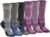 Dickies Women’s Dri-tech Fashion Moisture Control Crew Socks, Available in S-XL (5, 6, 12 Pairs)