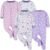 Onesies Brand baby-girls 4-pack Sleep ‘N Play Footies Multi Pack