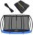 Trampoline Replacement Safety Enclosure Net for Round Frame Trampolines, Breathable and Weather-Resistant Trampoline Net with Adjustable Straps