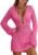 ANRABESS Women Beach Crochet Cover Ups Summer Knit Swimwear Mesh Bathing Suit Hollow Out Dress 2025 Vacation Swimsuit