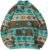 ZAFUL Mens 1/4 Zipper Fleece Sherpa Pullover Sweatshirt Ethnic Aztec Printed Kangaroo Pocket Fall Winter Unisex Hoodie Tops