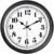 zyzamay 12 Inch Retro Wall Clock, Easy to Read Non-Ticking Round Classic,Quartz Battery Operated Wall Clocks,Decorative for Living Room,Bedroom,Kitchen,Office(Silver)