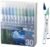 Kuretake ZIG Clean Color Real Brush, NEW 30 colors set B, Flexible Brush Tips, Watercolor Pens for Painting, Drawing, Calligraphy and Brush Lettering for Artists, Made in Japan