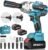 Seesii Cordless Impact Wrench 1/2 inch, Brushless Impact Gun Max Torque 479 Ft-lbs(650Nm), 3300RPM w/ 2x 4.0 Battery, 6 Sockets,9 Drill,6 Screws, High Torque Power Impact Driver for Car Home, WH700