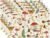 Artoid Mode Beige Modern Mushroom Placemats Set of 4, 12×18 Inch Seasonal Table Mats for Party Kitchen Dining Decoration
