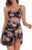 ZAFUL Women One Piece Swimdress Tummy Control Bathing Suit Push Up Swimsuit Modest Swimwear Cutout V Neck Cute Tie Knot Skirt