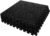 SUPERJARE 0.56” Thick 6 Pcs 24 Sq Ft Rubber Top Exercise Equipment Mats, High Density EVA Foam Mats with Rubber Top, Interlocking Gym Flooring for Home Gym, Protective Workout Mat, Black/Grey