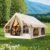 2025 Upgraded 100% Waterproof Inflatable Camping Tent, Large Blow-Up Air Tent, No Assembly Needed Luxury Glamping House, Oxford Fabric