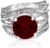 925 Sterling Silver Ring with Round Cubic Zirconia – Prong Vintage Design Statement Ring – Hypoallergenic, Nickel & Lead-free – Artisan Handcrafted Designer Collection – Made In Israel
