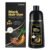 KINGMING Black Hair Dye Shampoo 3 in 1 for Gray Hair, Hair Color Shampoo for Women Men Grey Hair Coverage, Herbal Ingredients Champu Con Tinte Para Canas 500ml (Black).