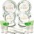 300Pcs Oh Baby Shower Plates and Cups and Napkins Sets with Straws and Forks, Sage Green Baby Shower Decorations Neutral, Engagement Tableware Kits, Boy Girl Birthday Party Supplies(Serves 50)