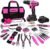 Tool Kit with 20V Cordless Drill(265in-lbs), Pink Drill Set for Women, Lady’s Home Tool Kit for DIY, Daily Repair Tool Set as a Creative Gift with a Large-Capacity Tool Storage Bag