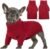 Queenmore Dog Sweater, Puppy Sweater for Small Dogs,Warm Winter Fall Dog Sweaters for Dog Girls Boys, Solid Turtleneck Knit Sweater for Large Medium Dogs,Long Sleeves Christmas Dog Sweater Red,S