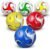 Deekin 6 Pack Soccer Ball with Pump Official Size Indoor Outdoor Soft Soccer Ball Bulk for Child Teens Adults Sport Gift Training Practice Game