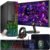 Dell Optiplex Small Desktop Computer (SFF) PC | Quad Core Intel i5 (3.2GHz) | 16GB DDR3 RAM | 512GB SSD | 24 Inch Monitor | RGB Gaming Keyboard & Mouse, Headset | Windows 10 Pro (Renewed)