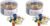 Business Source 65360 Binder Clips, Mini, 9/16-Inch W, 1/4-Inch Capacity, 100/PK Assorted (Pack of 2)
